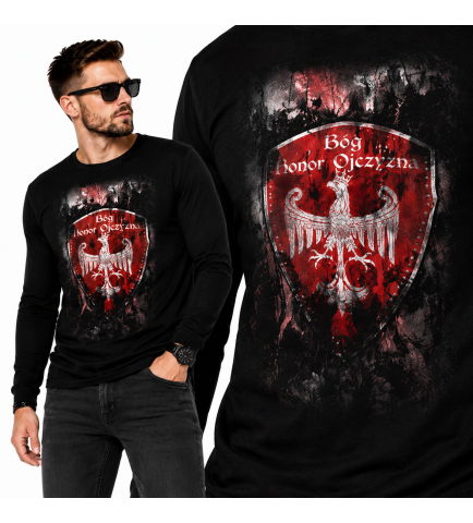 LONGSLEEVE PATRIOTYCZNY BÓG HONOR OJCZYZNA